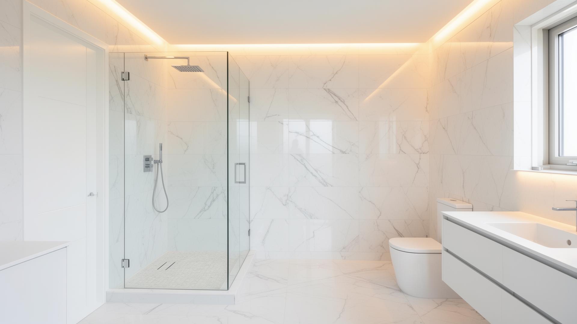 Reforma de baño moderno en Madrid
